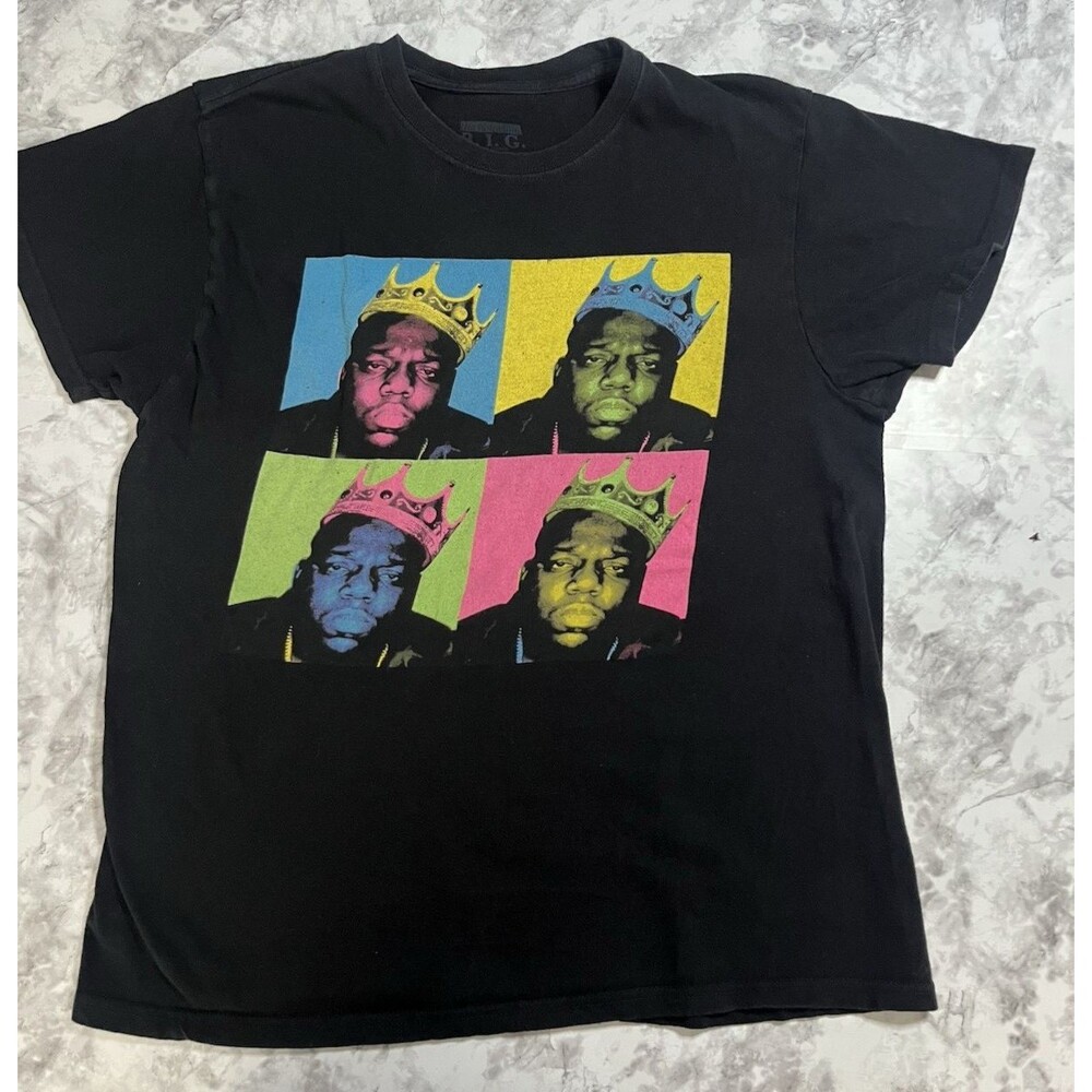 Notorious B.I.G Biggie Smalls Warhol Pop  Rap 90s Y2K Retro